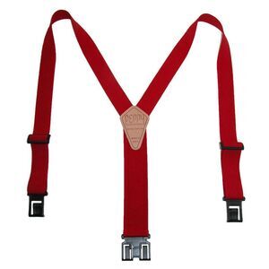 Perry Suspenders Men's Elastic 1.5 Inch Wide Hook End Suspenders